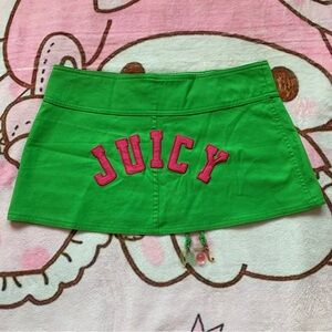 Juicy Couture Green Skirt with Pink Accents
